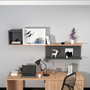 Hanah Home Estantería de Pared Atlantic Pine, Anthracite White